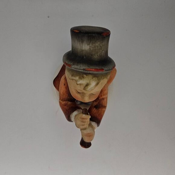 Vintage Napco “Flute Player” Boy Figurine Top Hat Japan 6" Hand Painted - Picture 6 of 6